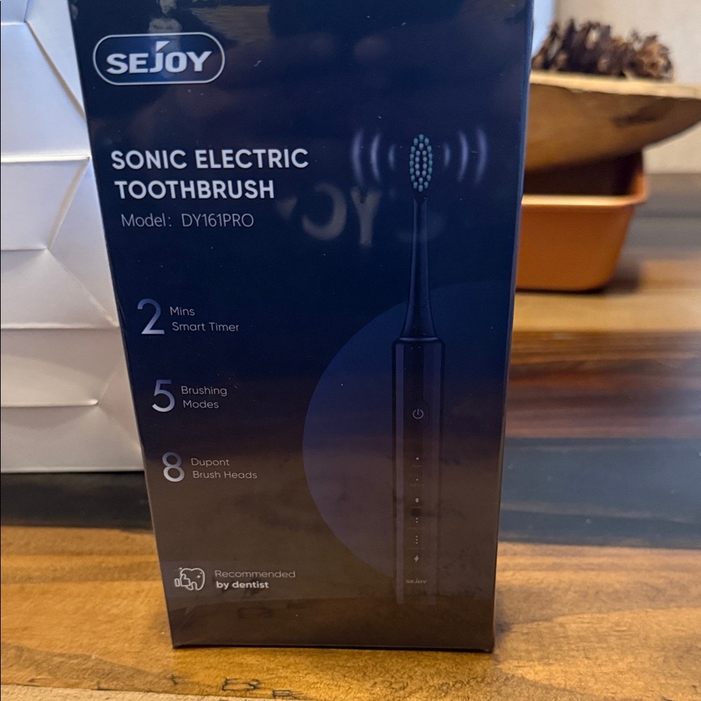 Black Sonic Electric Toothbrush